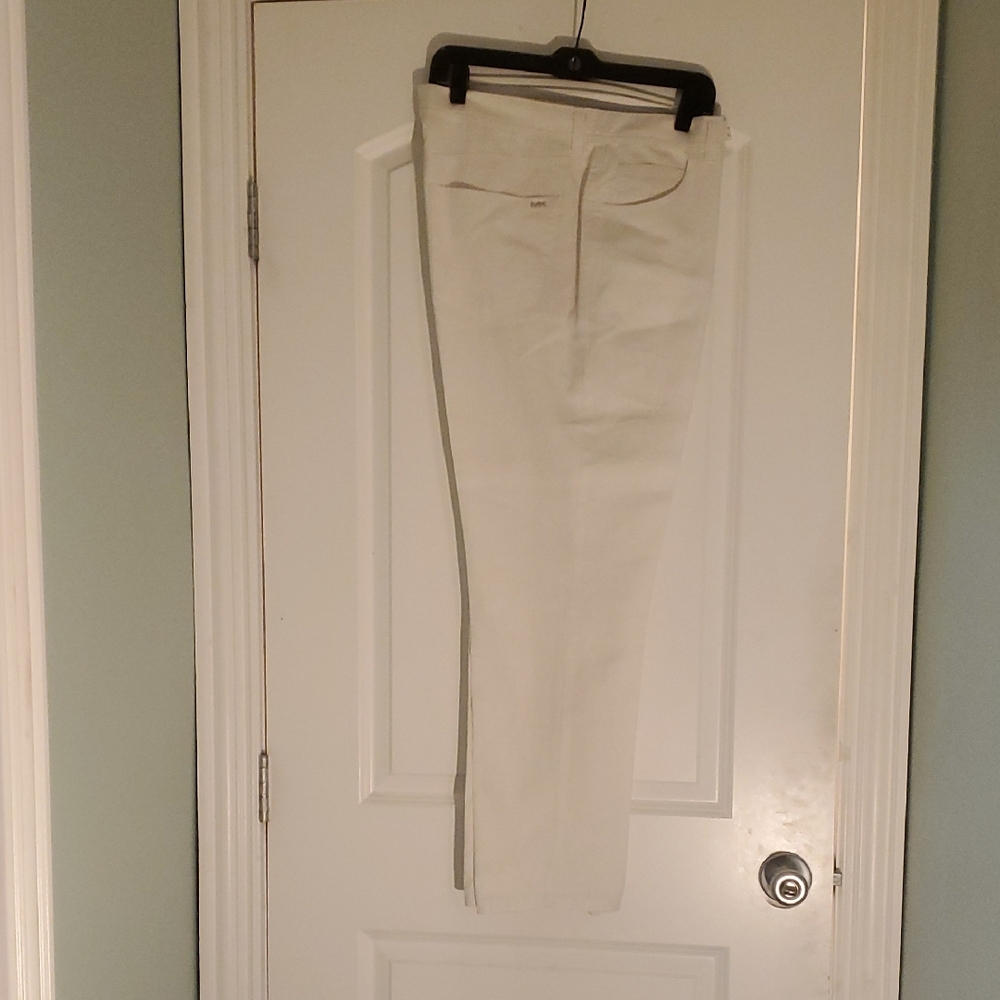 Michael Kors White Slim Dress Pants